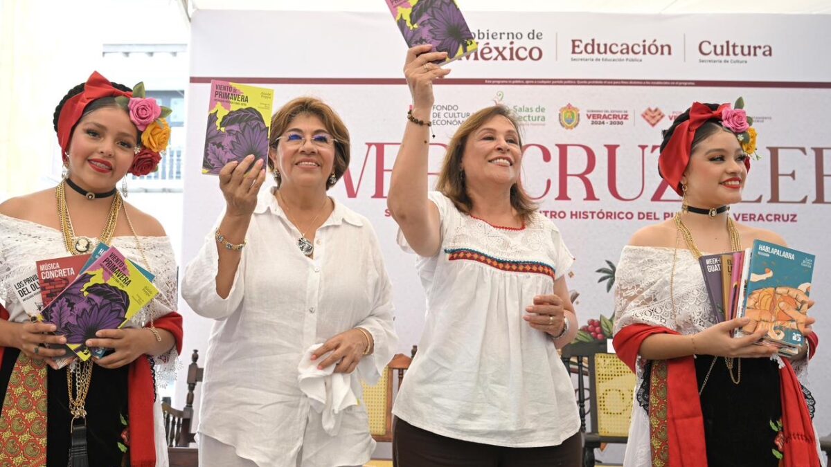 Destaca Rosa María impulso de la gobernadora a la lectura y la cultura en Veracruz
