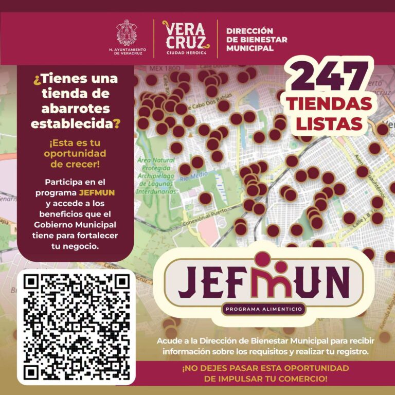 Ayuntamiento de Veracruz busca más comercios para JEFMUN