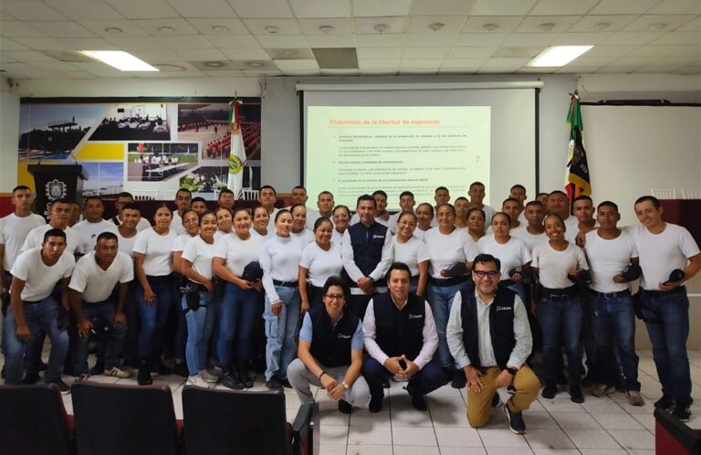 Capacitación de CEAPP a futuros policías en Veracruz