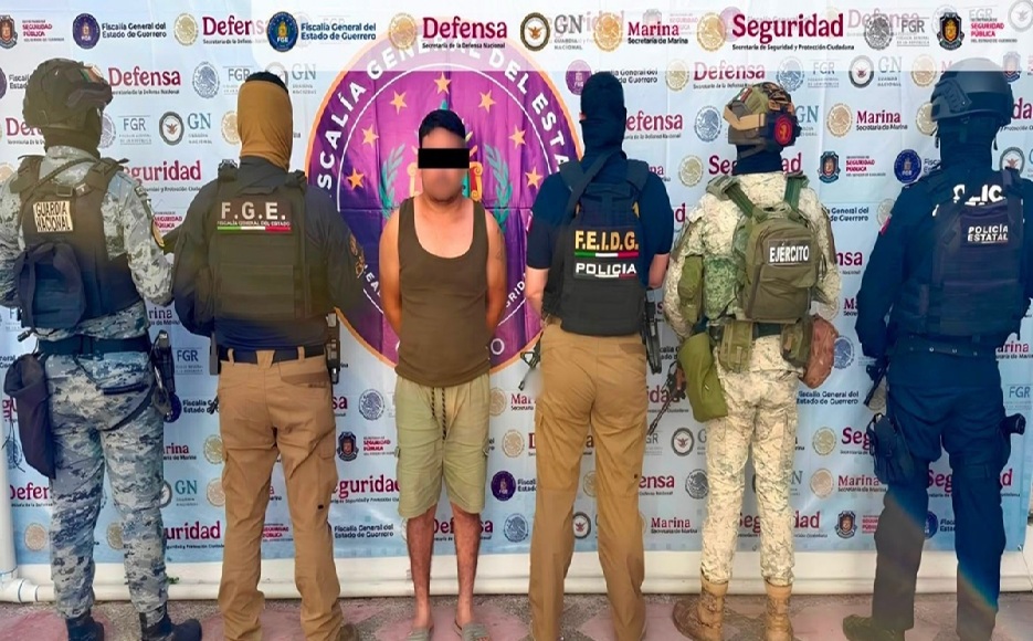 Capturan a Mario N, vinculado a ‘Los Ardillos’ en Guerrero