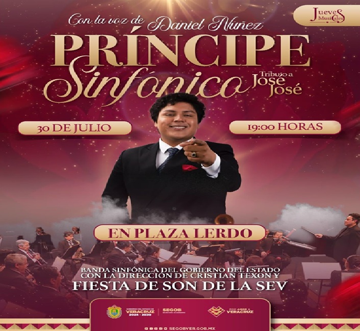 Concierto sinfónico en homenaje a José José en Xalapa