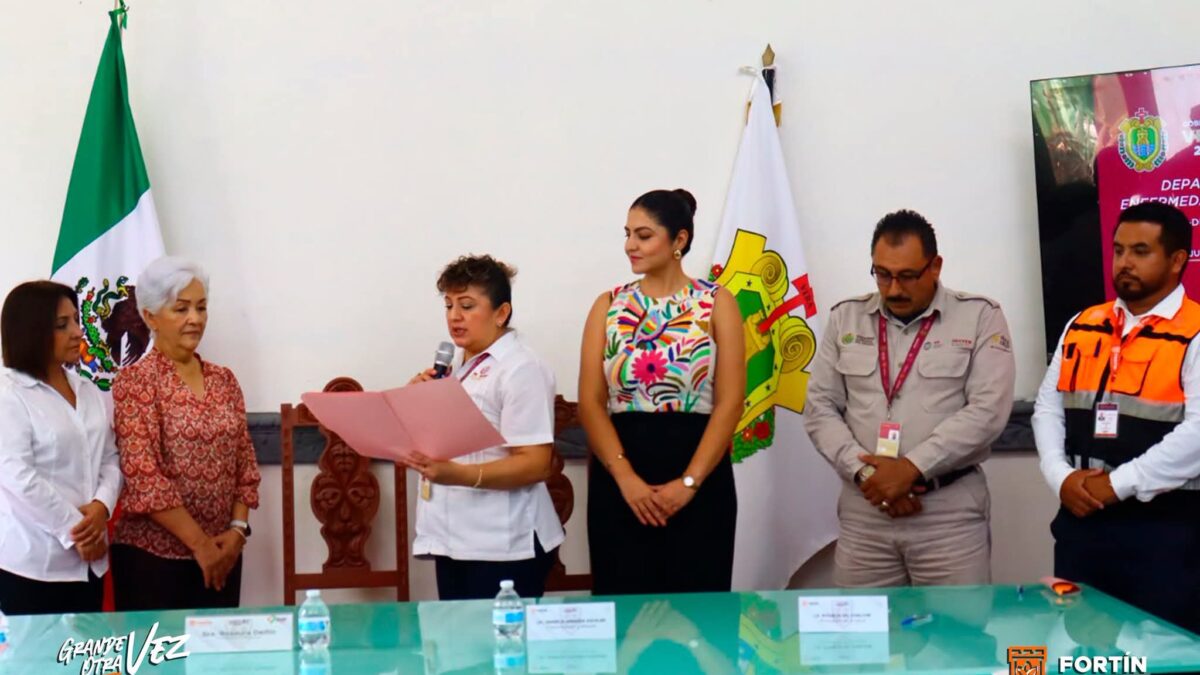 Instalan comités de salud y dengue en Fortín