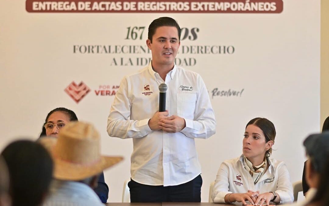 Registro Civil de San Andrés Tuxtla celebra 167 años de servicio