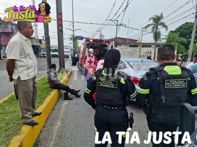 Accidente en Córdoba deja lesionado a motociclista del IPAX