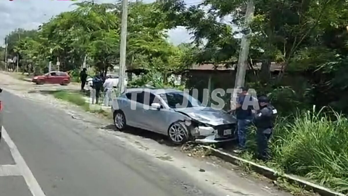 Accidente en Córdoba-Yanga deja tres heridos y tráfico lento
