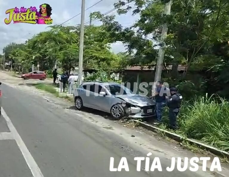 Accidente en Córdoba-Yanga deja tres heridos y tráfico lento