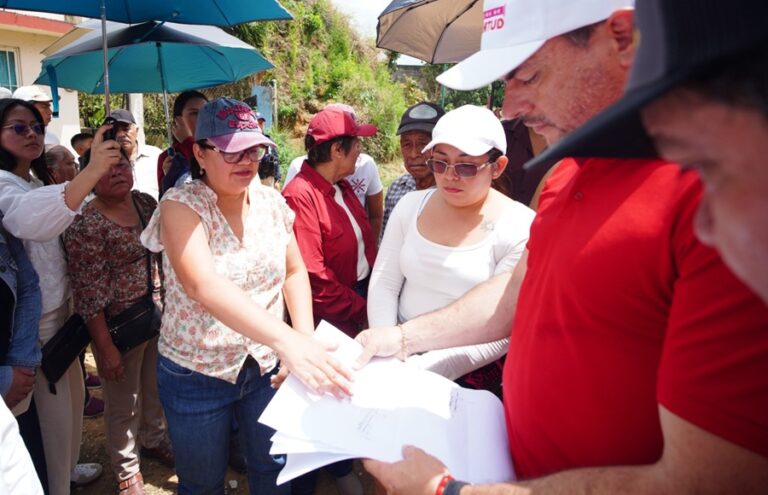 Autoridades municipales responden a demandas en colonia UNE-PRI