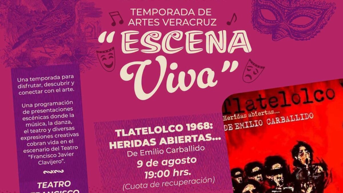 Ayuntamiento de Veracruz lanza Temporada de Artes ‘Escena Viva’