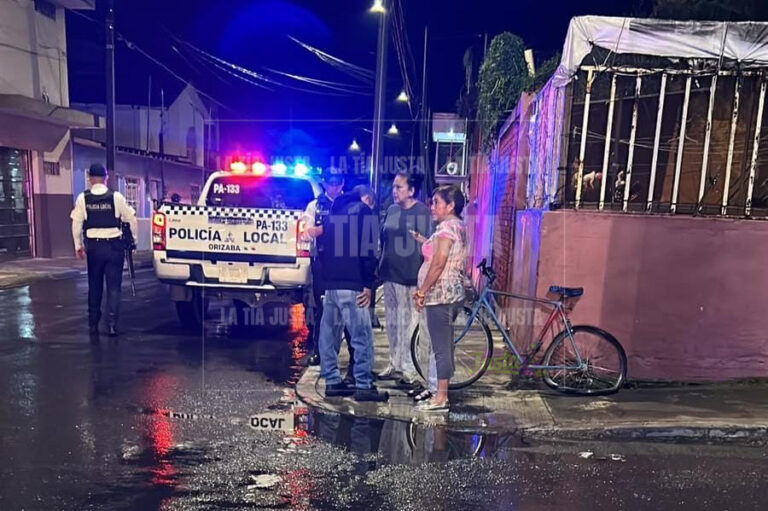 Ciclista atropellado por autobús en Orizaba