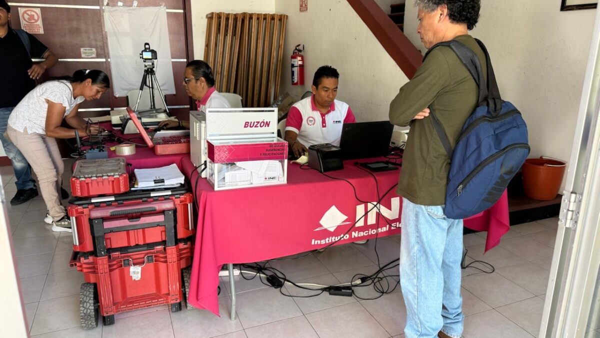 Cierre del módulo itinerante del INE en Fortín