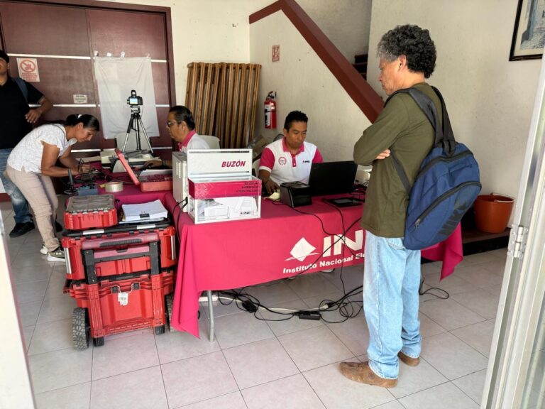 Cierre del módulo itinerante del INE en Fortín
