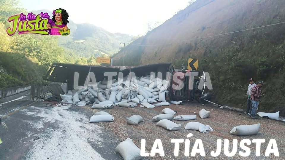 Cierre total en la 150D por volcadura de tráiler