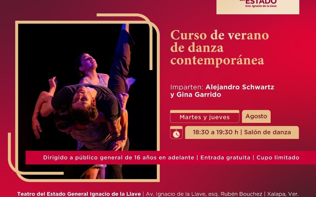 Curso de verano de danza contemporánea en el Teatro del Estado