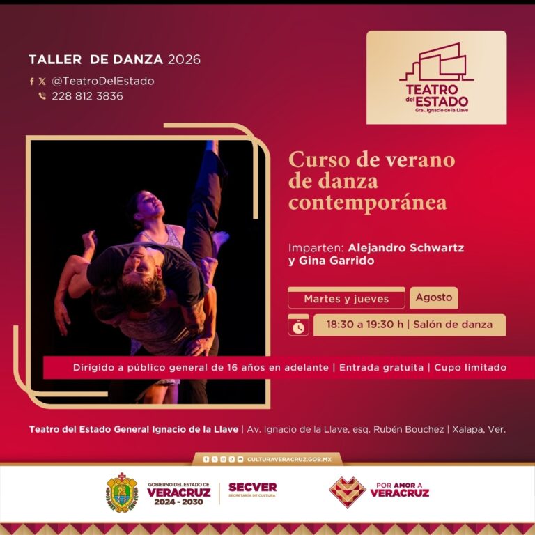 Curso de verano de danza contemporánea en el Teatro del Estado