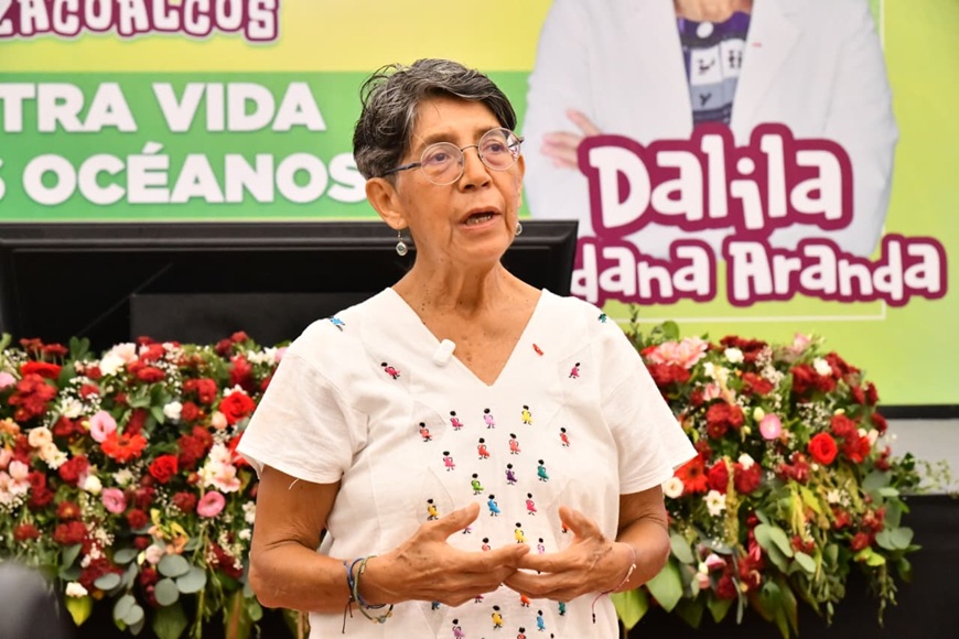 Dalila Aldana destaca la importancia de proteger los océanos