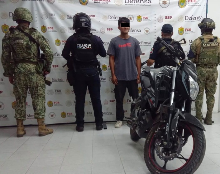 Detenciones y aseguramientos en operativos en Veracruz