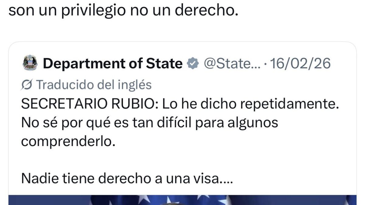 Embajada de EU reafirma política sobre visas