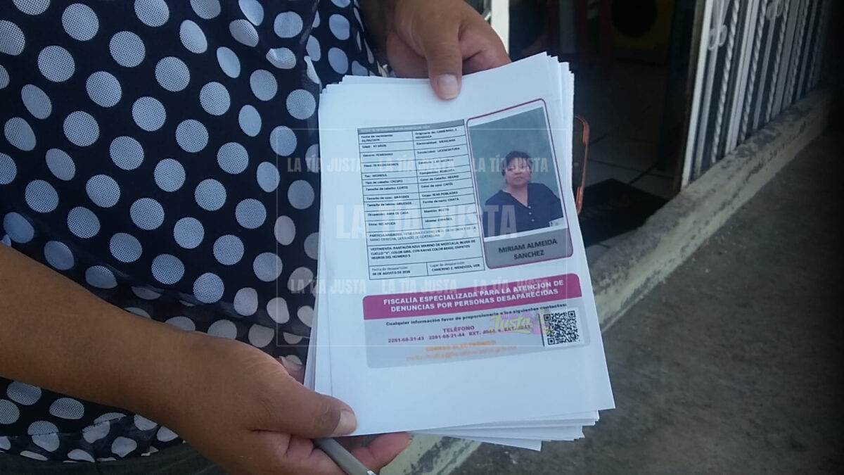 Familia de Miriam Almeida intensifica búsqueda tras ocho días de su desaparición