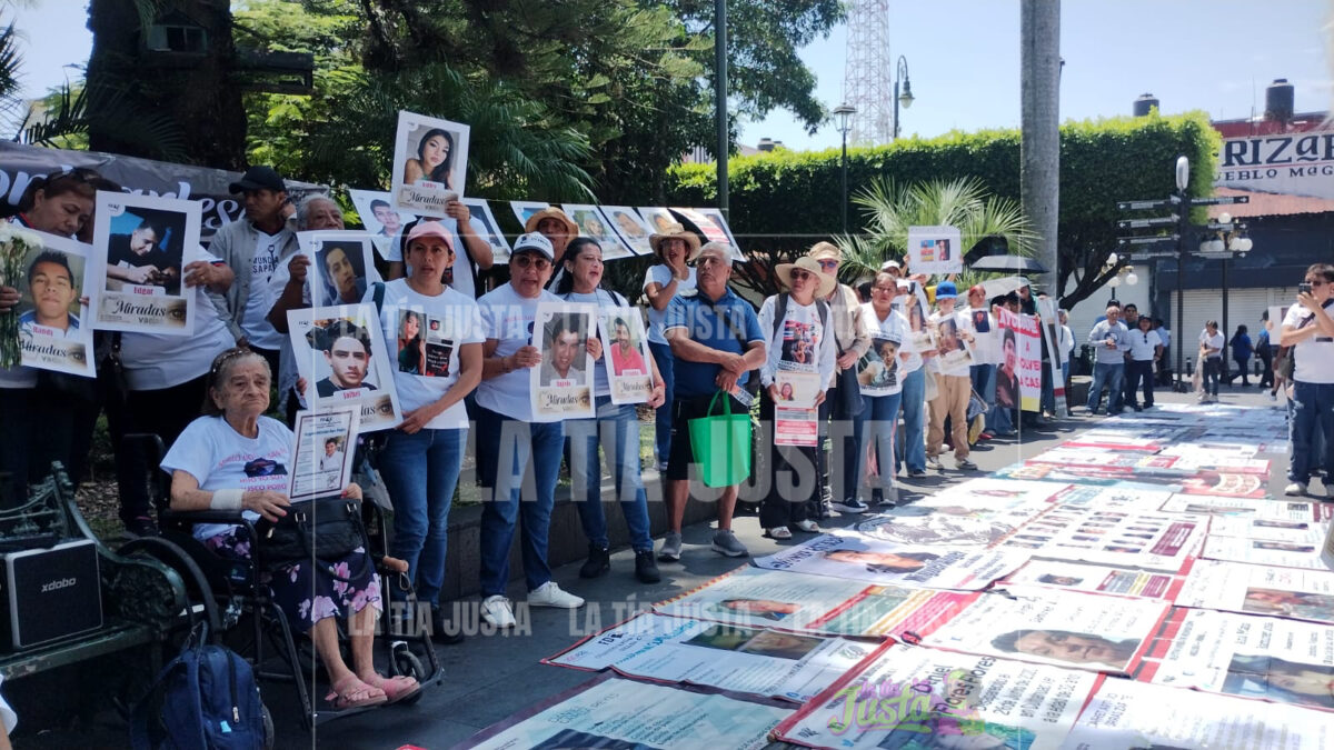 Familias de desaparecidos exigen justicia en Orizaba