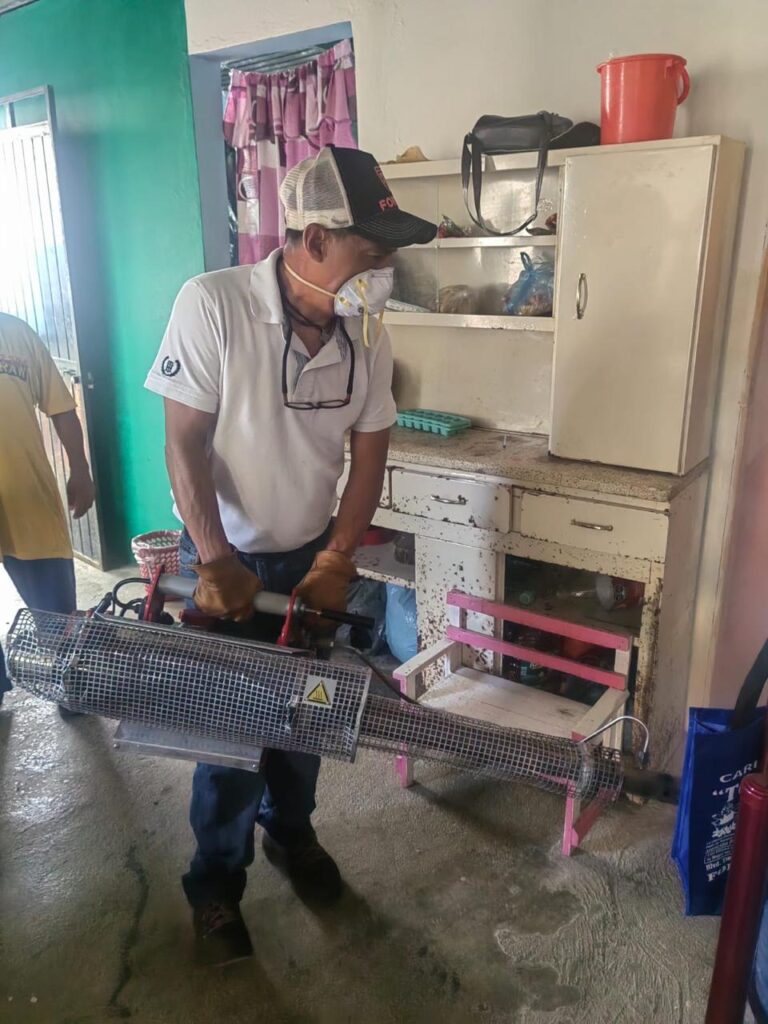 Fumigación en Monte Salas y San José avanza en Fortín