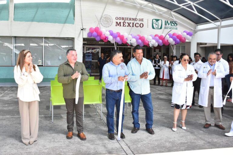 Inauguran domo en Hospital IMSS Bienestar de Río Blanco