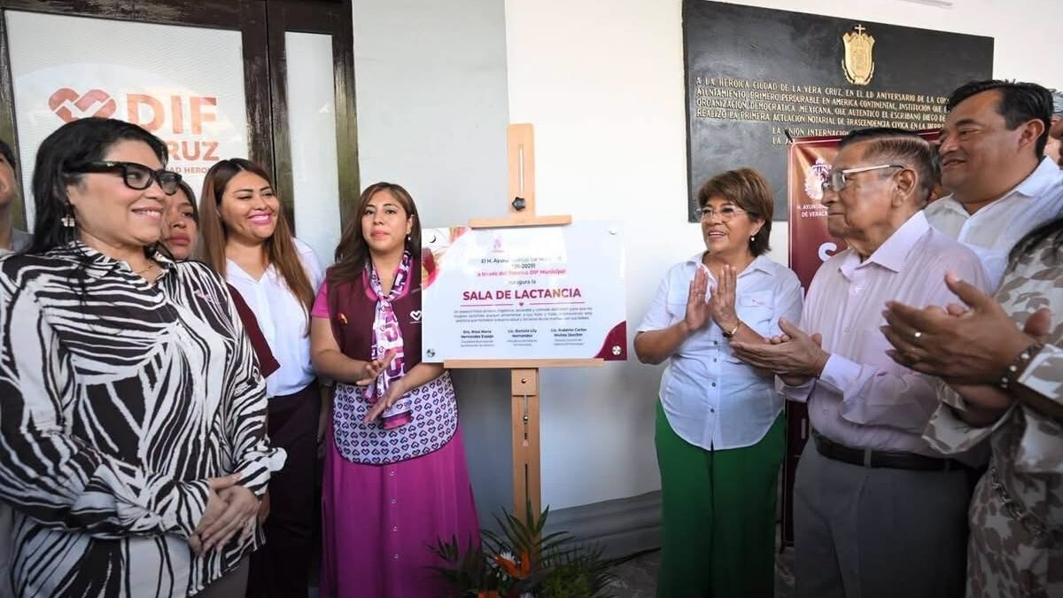 Inauguran sala de lactancia en Palacio Municipal de Veracruz