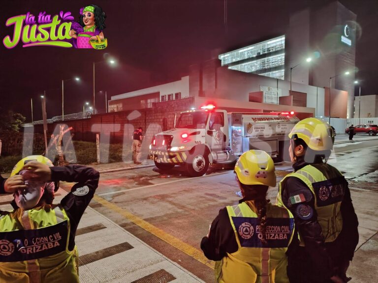 Incendio en bodega de chayote en Orizaba moviliza a emergencias