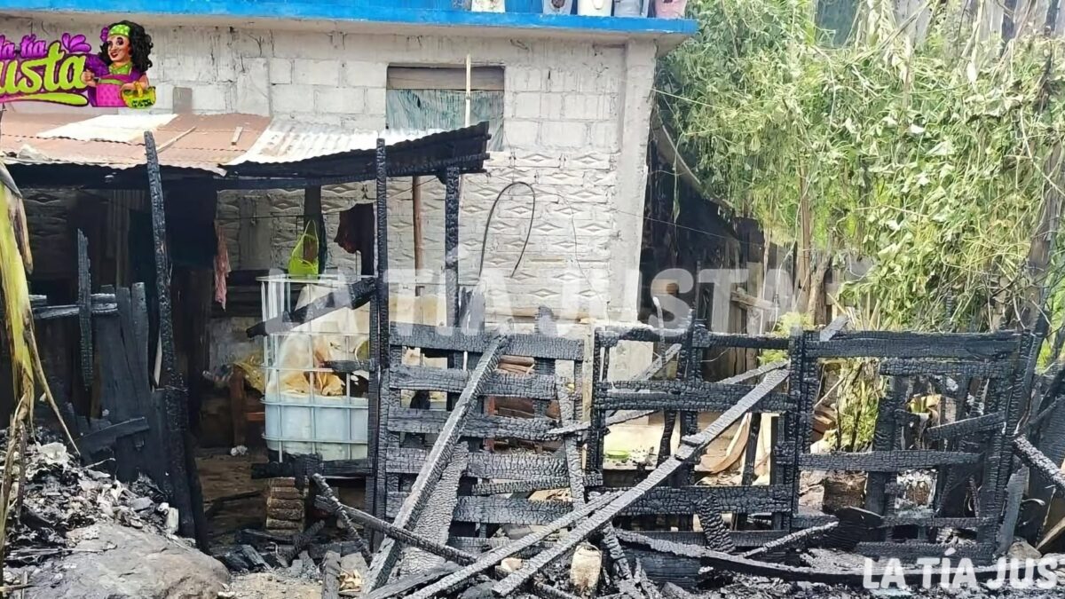 Incendio en vivienda de Los Fresnos por fogón en la cocina