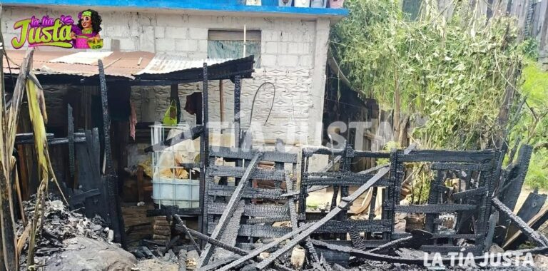 Incendio en vivienda de Los Fresnos por fogón en la cocina
