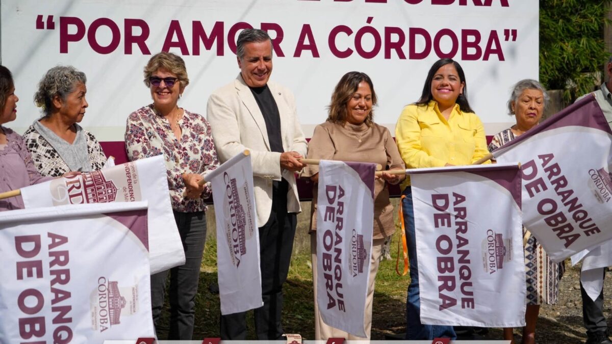 Inician obras de pavimentación y drenaje en Córdoba