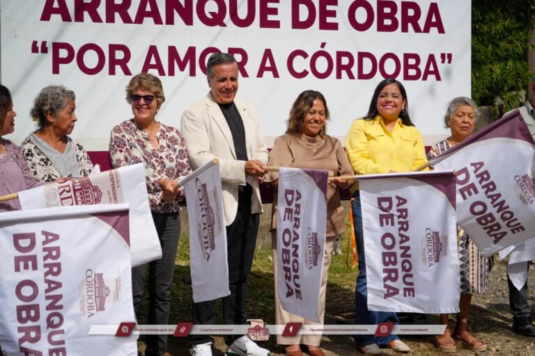 Inician obras de pavimentación y drenaje en Córdoba