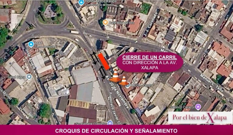 Inician trabajos de rehabilitación en avenida 20 de Noviembre