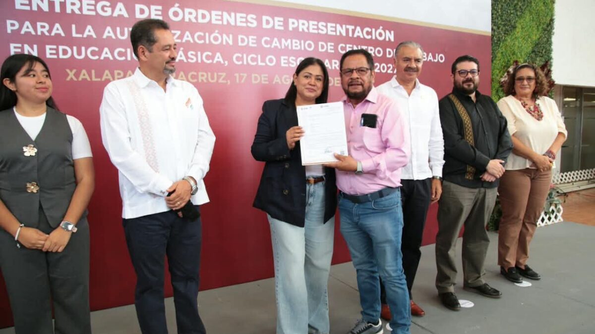 Más de 5 mil cambios de centro de trabajo para docentes en Veracruz