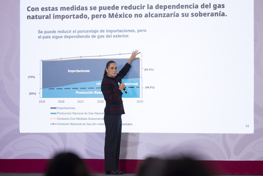 México evalúa extracción de gas no convencional con restricciones