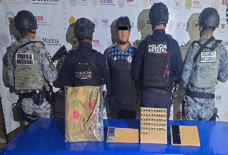 Operativos de seguridad en Veracruz resultan en 27 detenciones