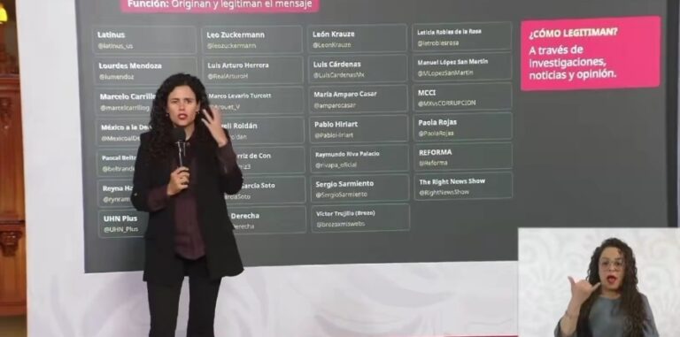 Polémica por lista de periodistas críticos presentada por Luisa Alcalde