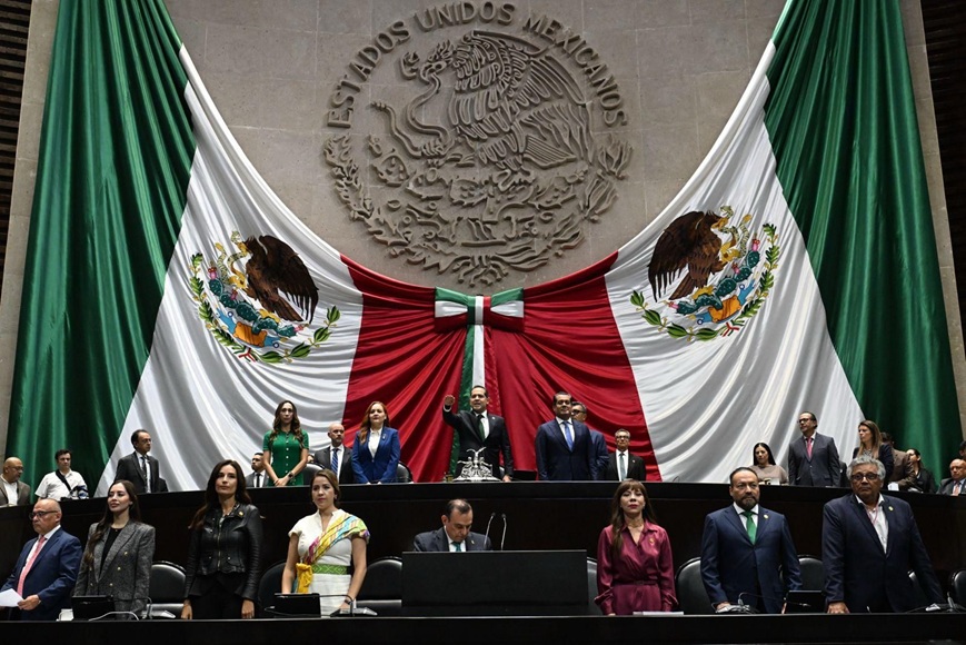 Raúl Bolaños-Cacho Cué asume presidencia de la Cámara de Diputados