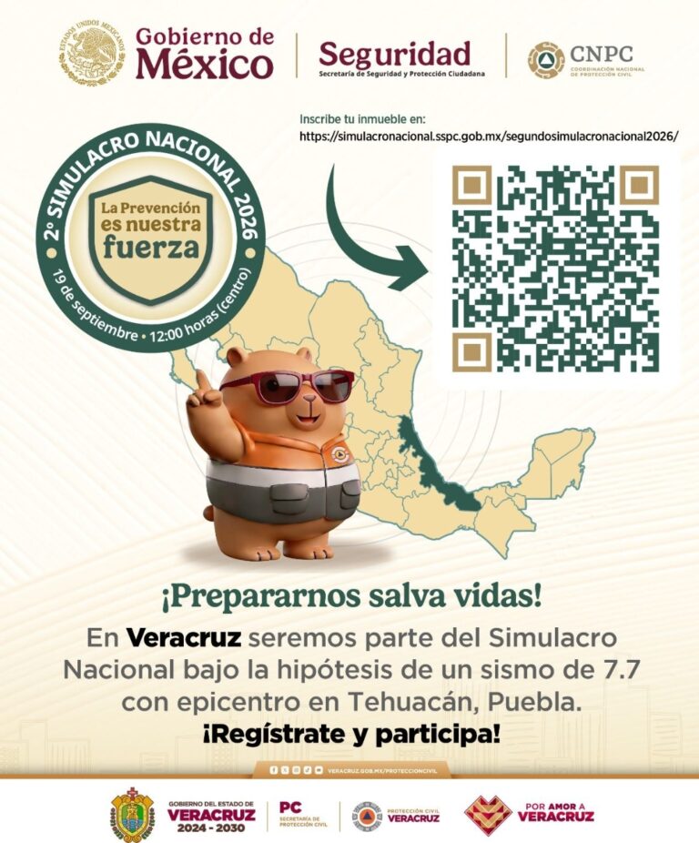 Registro para el Segundo Simulacro Nacional 2026