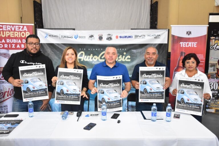 Río Blanco organizará su primer Auto Classic Show gratuito