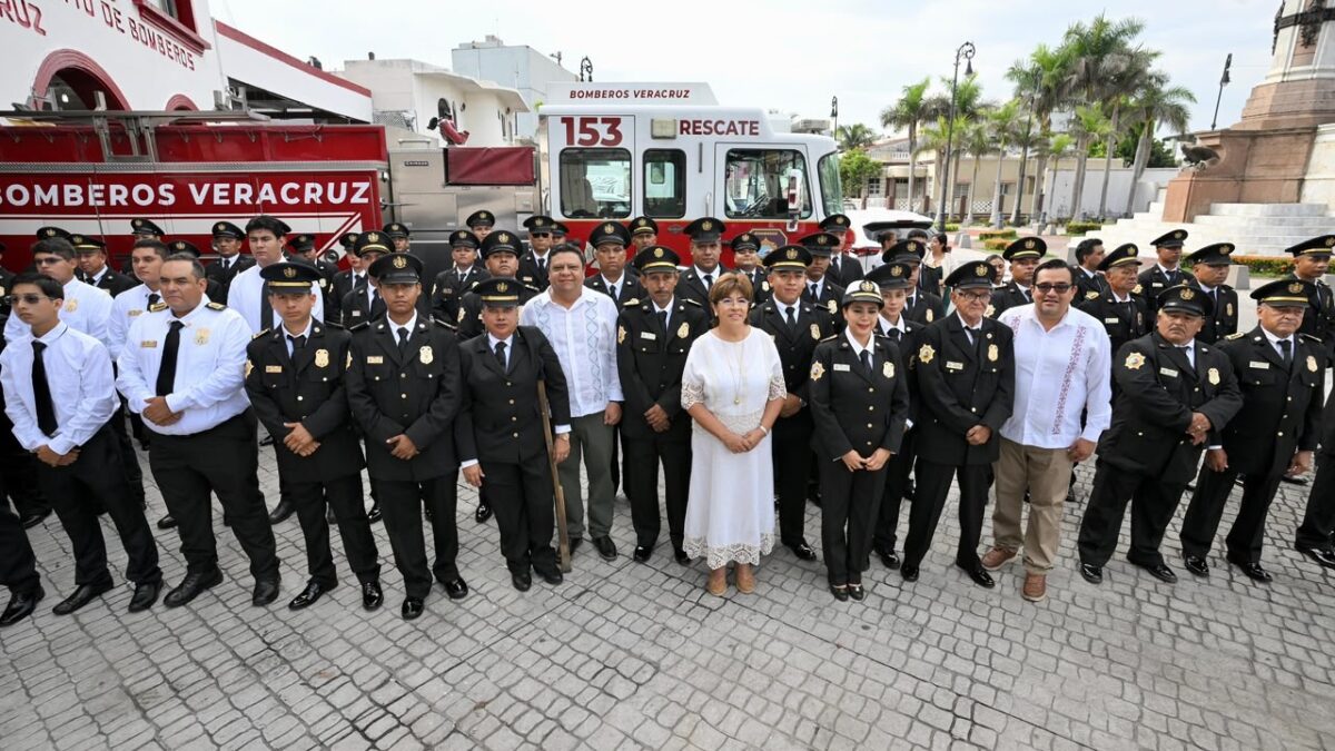 Rosa María reafirma compromiso con la seguridad en Veracruz