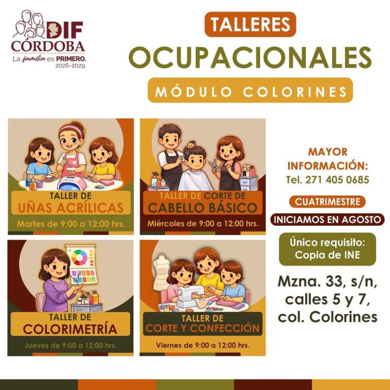 Talleres ocupacionales en Módulo Colorines de Córdoba