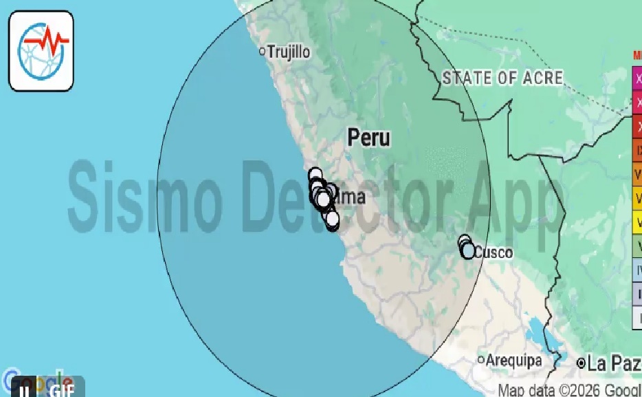 Terremoto de 7.2 en Perú genera preocupación pero sin víctimas reportadas