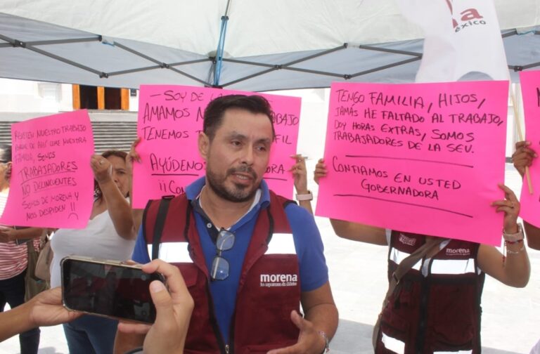 Trabajadores de la SEV piden intervención de la gobernadora