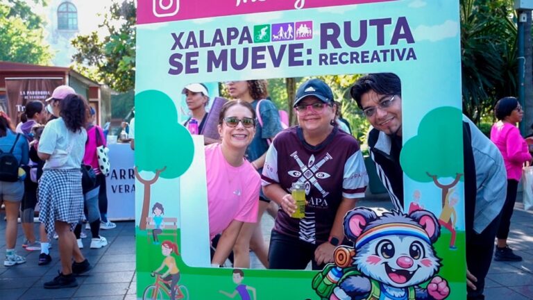 Xalapa celebra la tercera edición de Ruta Recreativa
