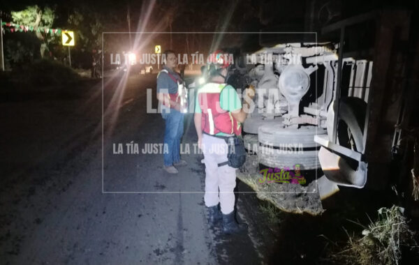 Accidente de camión en la federal Fortín-Huatusco