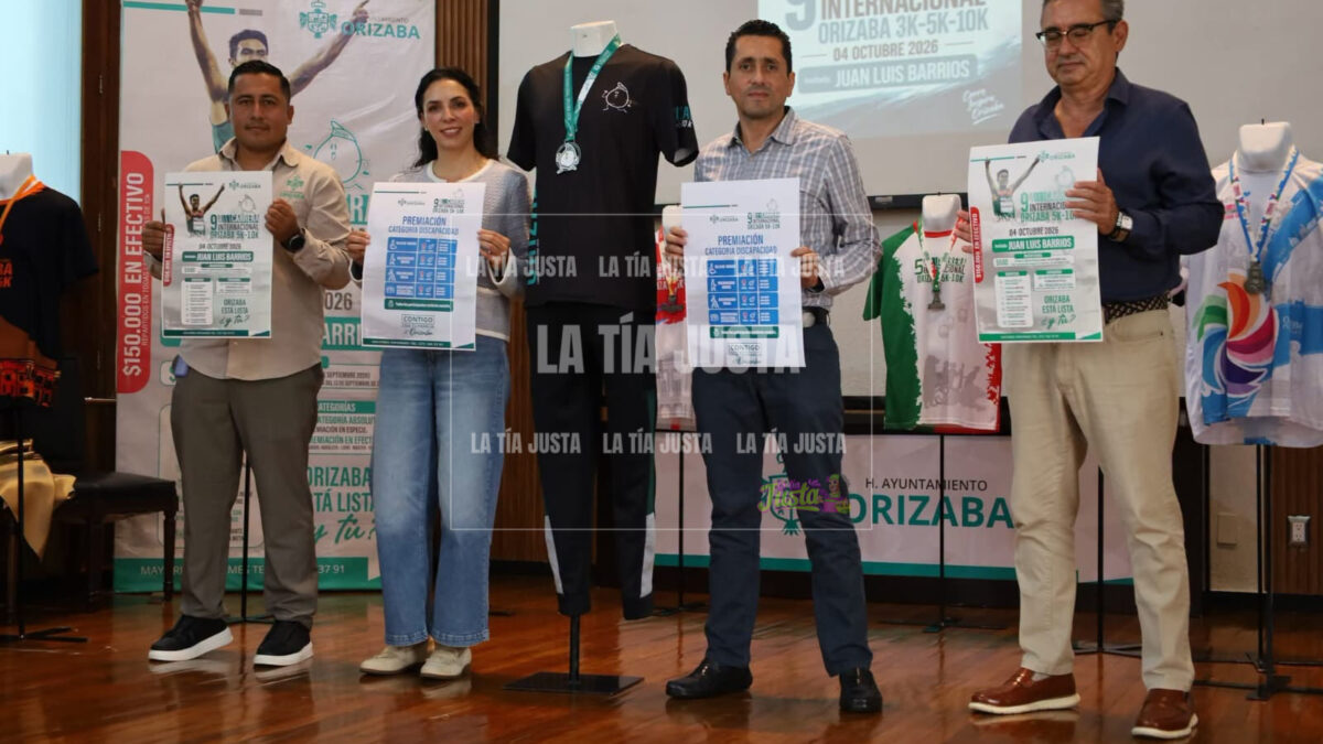 Anuncian Carrera Internacional Orizaba 2026 con enfoque inclusivo