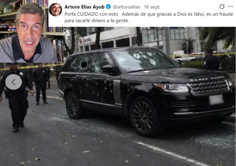 Arturo Elías Ayub advierte sobre fraude por suplantación de identidad