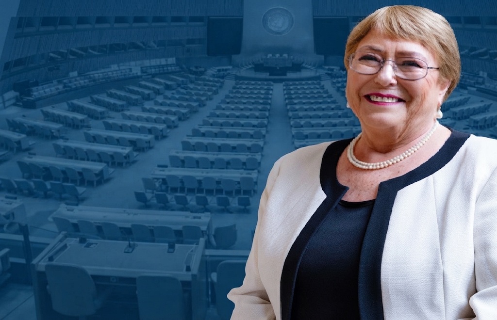 Bachelet se retira de su candidatura a la ONU
