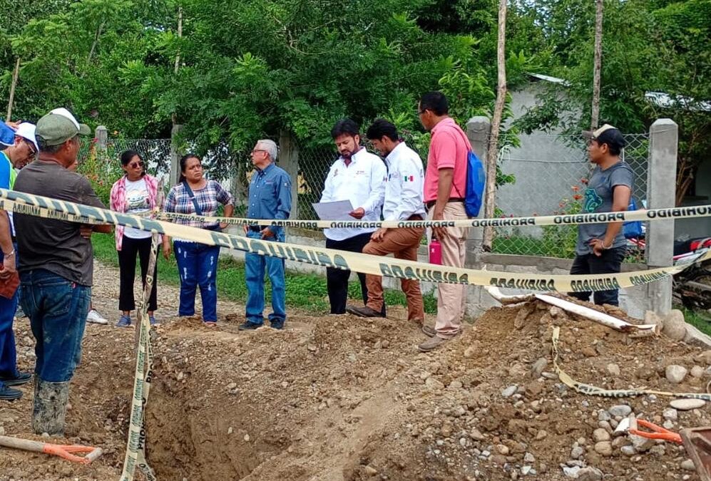 CAEV revisa abastecimiento de agua en Tempoal