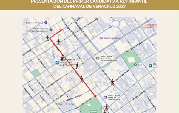 Cierre vial por papaqui del Rey Infantil del Carnaval 2027